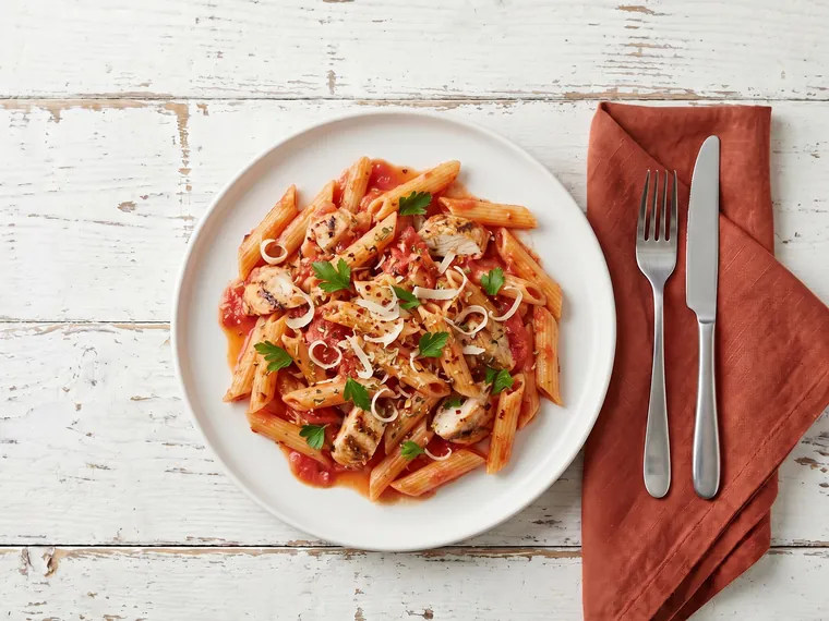 Spicy Chicken Pink Penne